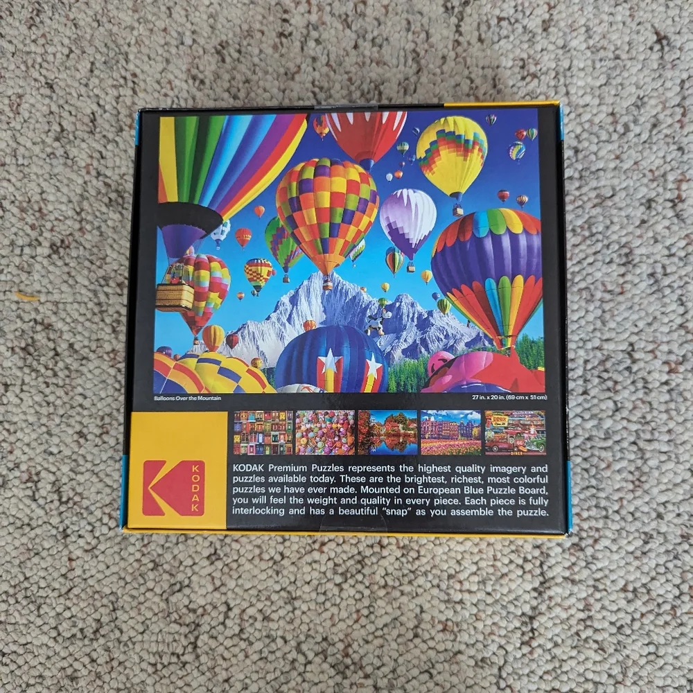 Kodak 1000 Piece Puzzle- Hot Air Balloons, NIB